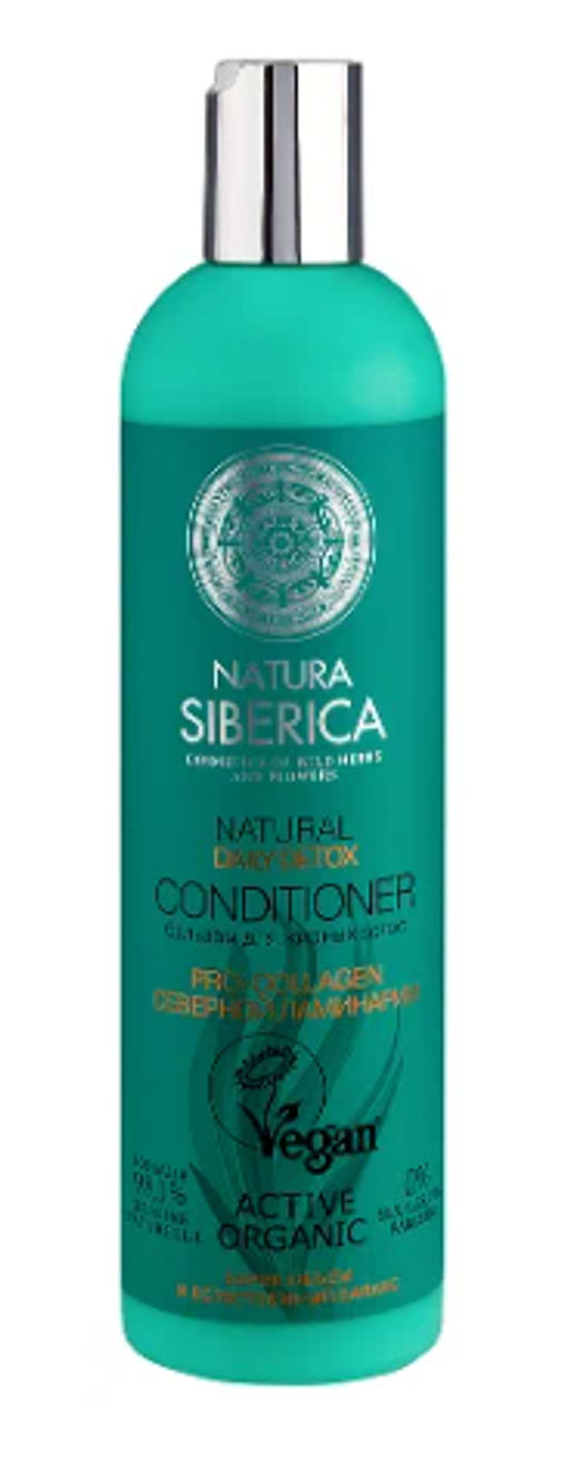 "NS" Natura Siberica Бальзам д/жирных волос "daily detox" 400мл
