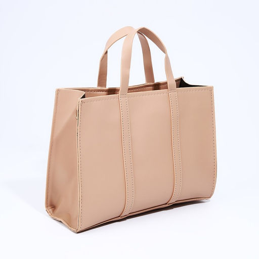 Сумка-тоут на молнии, цвет бежевый - Simaland фото 2