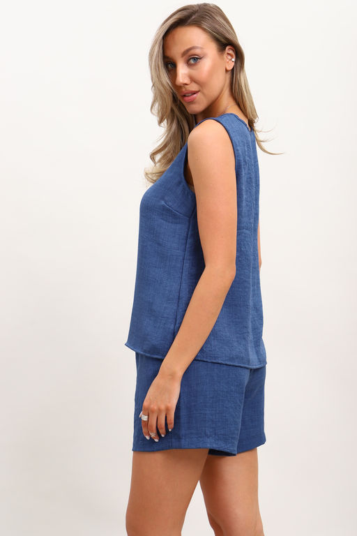 Костюм с шортами КЖ-001 Лен