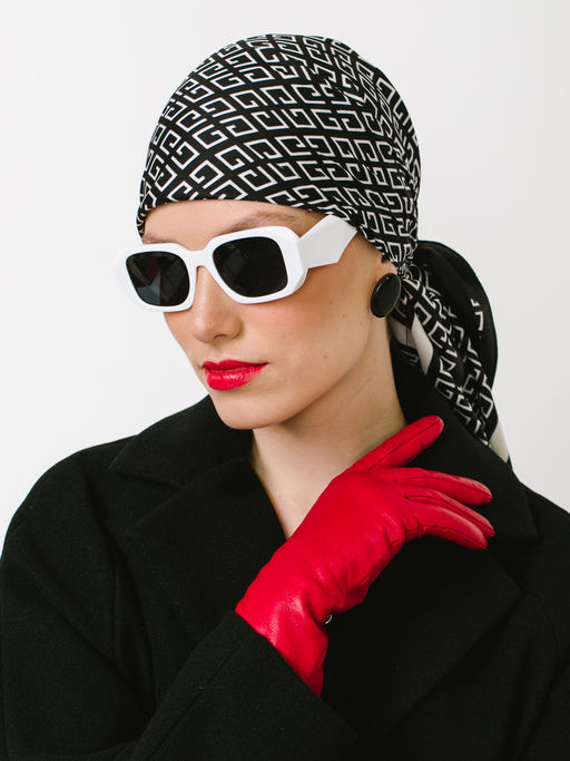 Большой мягкий очень нежный двусторонний платок - Tantino фото 5