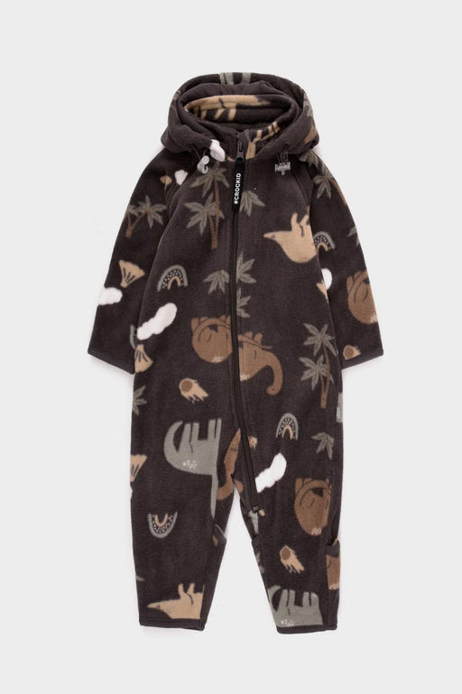 Crockid _ ФЛ 60000/темно-серый,динозавры комбинезон д/дет яс
