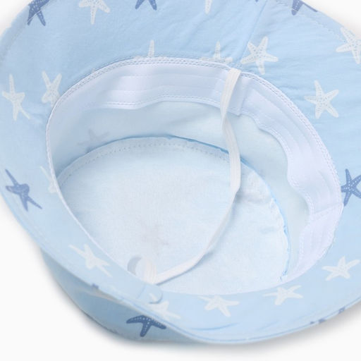 Панама детская MINAKU «Морская звезда», размер 46-48, голубая