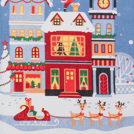 Полотенце Доляна С Рождеством 35х60см,100% хл 160 г/м2  фото 4