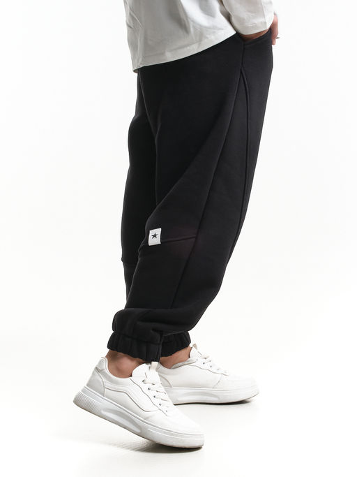 Брюки с шевроном для мальчика штаны спортивные 22-7683 светлый графит - Mini maxi фото 45