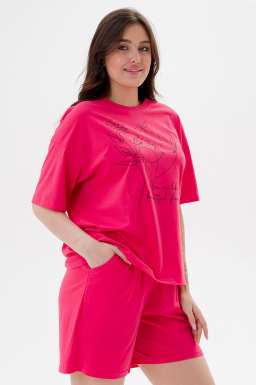 Пижама женская из кулирки Дива клубника - Амадэль фото 10