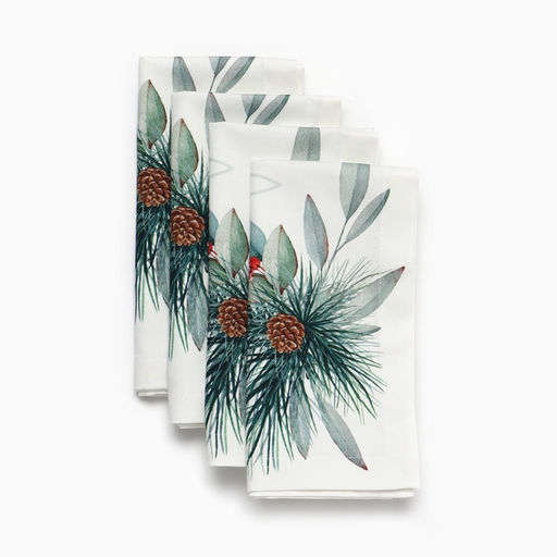 Набор новогодний New Years treat: скатерть 150×180 см +/-3 см с ВГМО, салфетка 40×40 см-8 шт., 100% хлопок