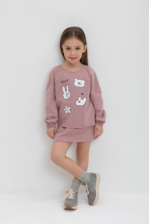 Crockid _ КР 7133/серая пудра к443 юбка для дев фото 5