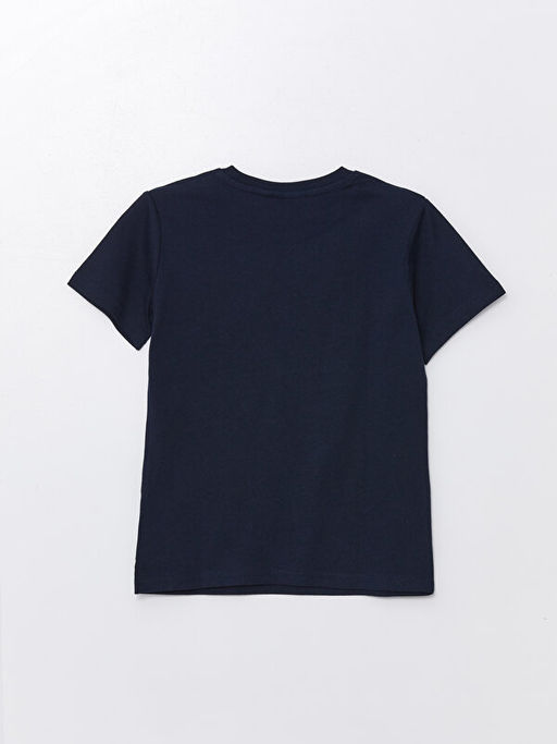 Bisiklet Yaka Sonic Bask?l? K?sa Kollu Erkek ?ocuk Ti??rt ve ?ort - Waikiki фото 3