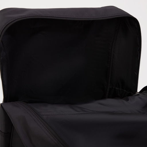 Сумка дорожная 20 на колёсах, отдел на молнии, наружный карман, цвет чёрный - Simaland фото 4