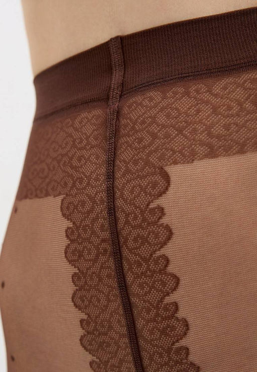 Колготки фантазийные CONTE DOTS Колготки в горошек chocolate - Conte elegant фото 5