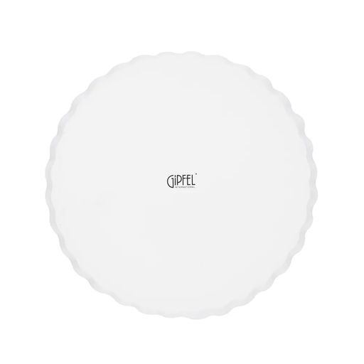 50397 GIPFEL Форма для запекания BIANCO круглая, 28х3,8см, 1400мл. Материал: фарфор. Цвет: белый.  фото 4