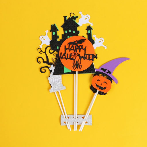 Украшение для торта Счастливого хэллоуина, в наборе 6 шт. - Страна карнавалия фото 2
