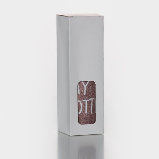 Бутылка для воды Доляна «Ротанг», 500 мл, h=22 см, в чехле, стекло, чехол МИКС