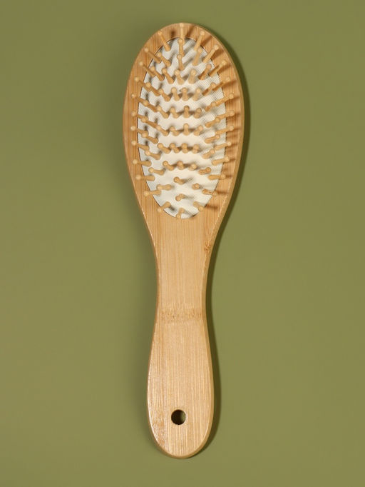 Расчёска массажная BAMBOO, бамбуковая, 23×6.5 см