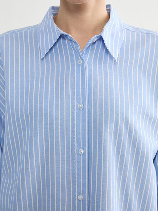 ?izgili Kad?n Oxford G?mlek