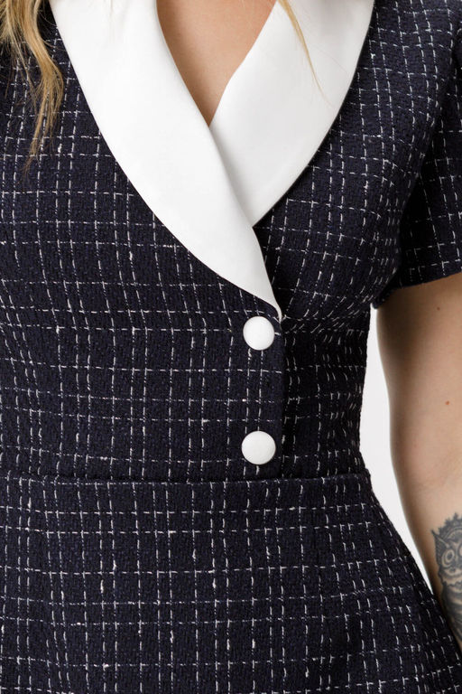 Платье Pirs 6421 синий  фото 2