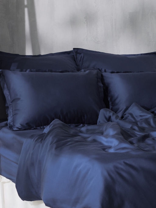 Наволочка SL Home Tencel, 7070+3 см, синяя, тенсель, эвкалиптовое волокно 100% - Sima-land home фото 8