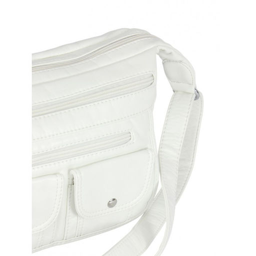 Сумка женская искусственная кожа Guecca-119, 1отд+кар/пер, плеч/ремень, белый SALE 264094 - Adelia фото 4