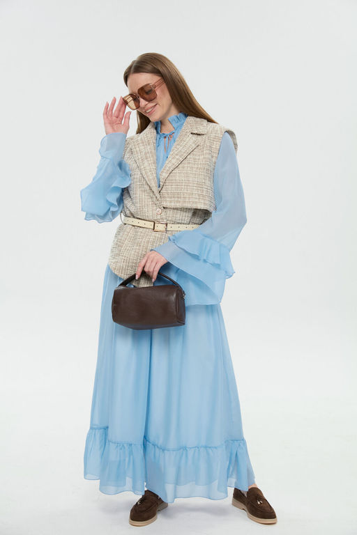 Костюм NIKVA н1040-1 небесный и песочный