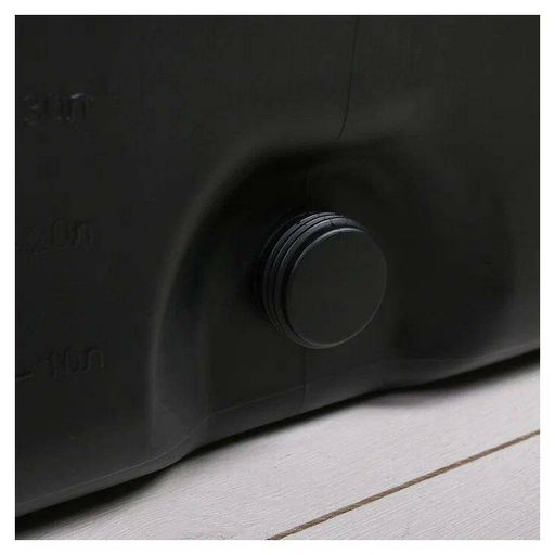 Бак для душевой 100 л. (квадрат.) черный М3271