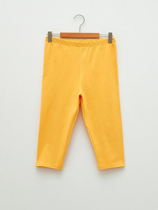 Beli Lastikli Basic Pamuklu K?z ?ocuk Tayt