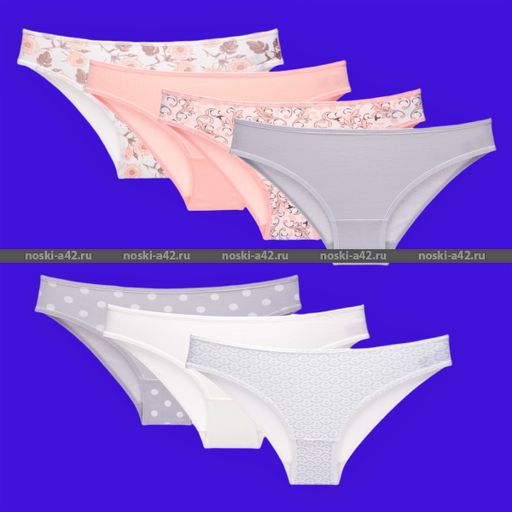 Цена за 7 шт. Трусы женские Турция Неделька-7 шт большие размеры арт. 24972 3XL (50-52) - For you фото 3