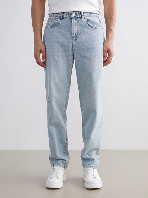 Baggy Fit Erkek Jean Pantolon