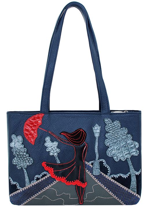 Сумка с аппликацией ДС-249-129