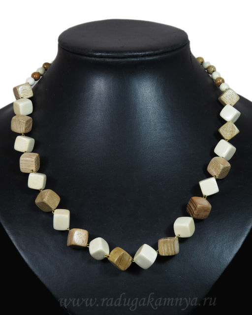 Бусы из дерева, 50см