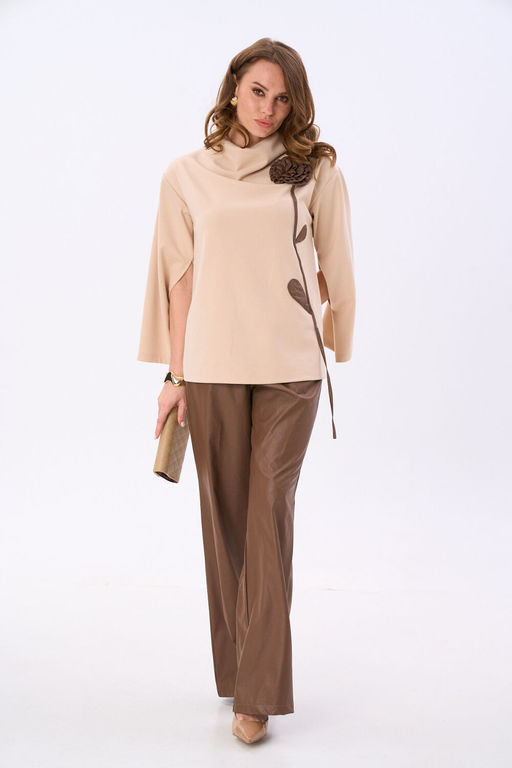 Костюм NIKVA н922-8-Р капучино и шоколад  фото 2