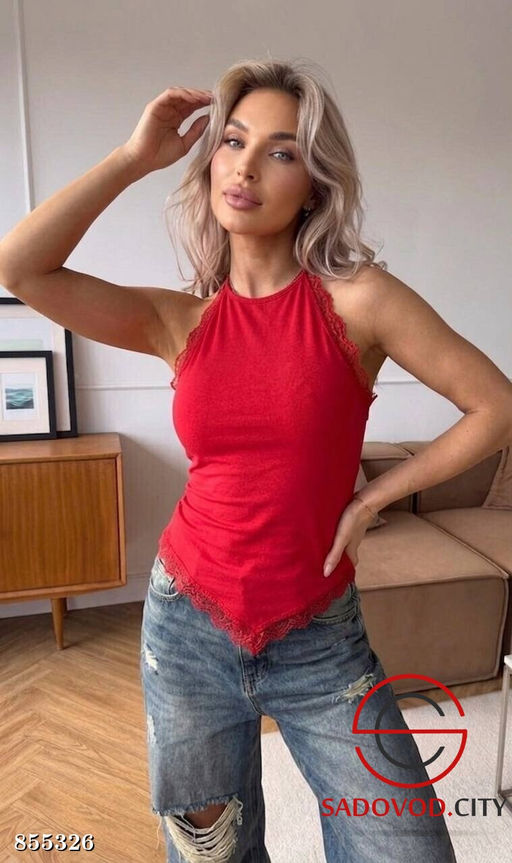 Майка женская однотонная - Fiona фото 4