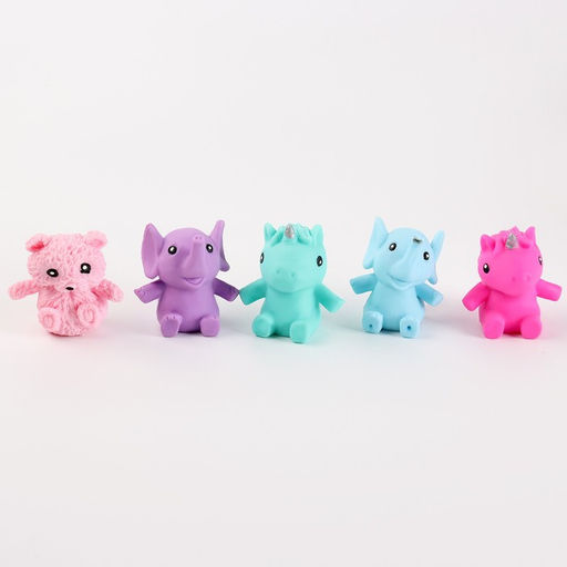 Антистресс сквиш мялка «Зверушки мини», в пакете, с песком, микс, тянучка