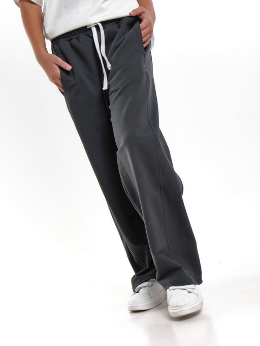 Брюки с лампасом 22-6009 графит - Mini maxi фото 13