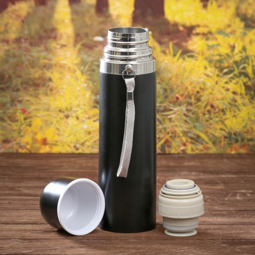 Подарочный набор туристический Характер и сила: термос 500 мл, кружка 2 шт.