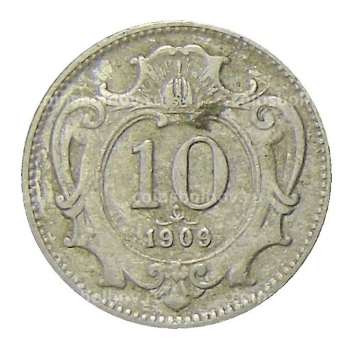 10 геллеров 1909 года Австрия