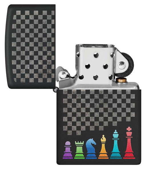 Зажигалка ZIPPO Шахматные фигуры | Chess Pieces 48662  фото 4