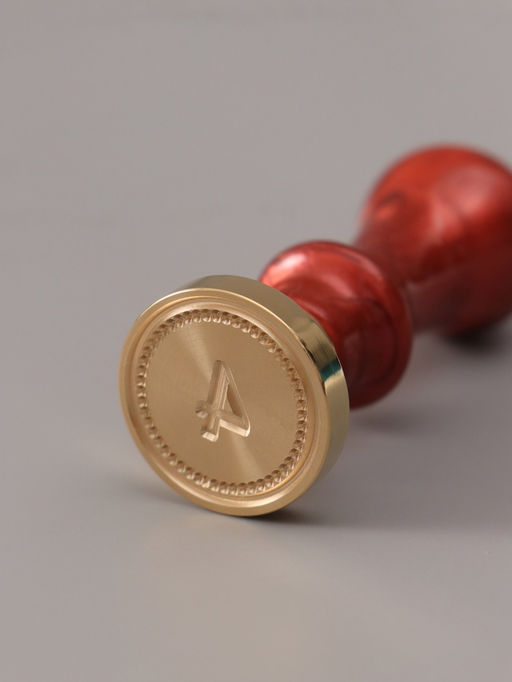 Печать для сургуча с пластиковой ручкой «Классика цифра 4», 2.5×2.5×6.3 см