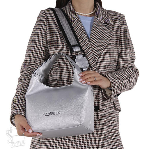Сумка женская  5184 silver Velina Fabbiano-Safenta