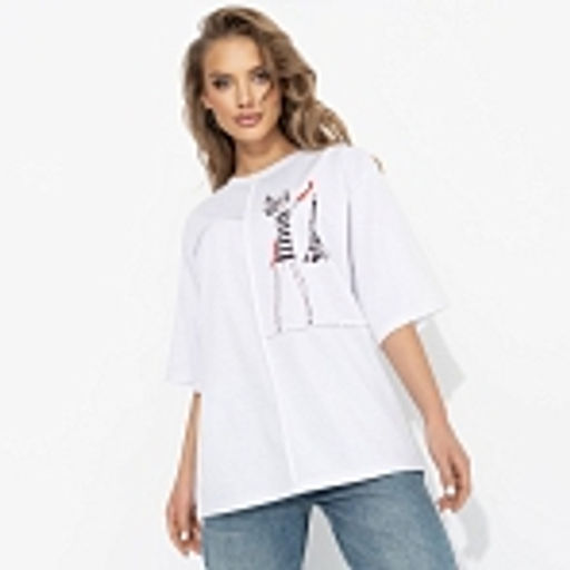 Футболка со швами наружу, Идеальная гармония (стильная) - Charutti фото 7