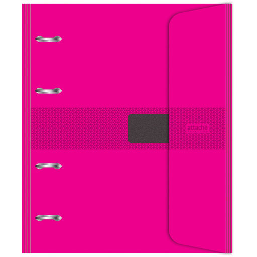 Бизнес-тетрадь со смен.блоком 120л,кл,А5, Розовый,пропилен. обл. налипучке