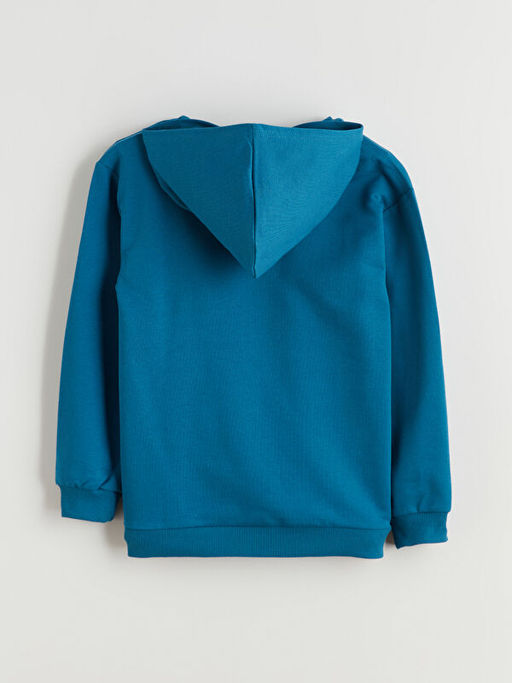 Kap??onlu Brawl Stars Bask?l? Erkek ?ocuk Sweatshirt