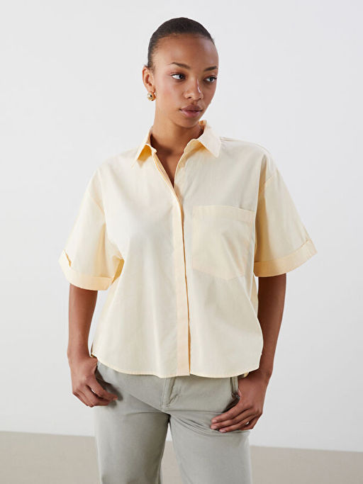 Oversize Poplin Kad?n G?mlek