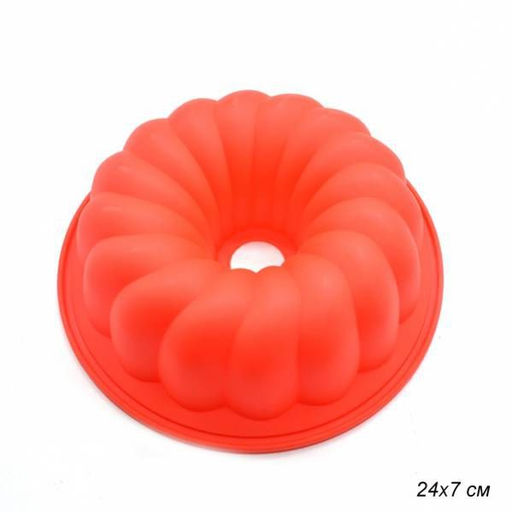 Форма для выпечки кексов №5 24*7 см, силикон, арт. KT-S-331