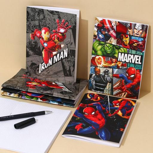 Блокнот на скрепке, А5, 40 листов, Железный человек, Мстители - Marvel фото 9