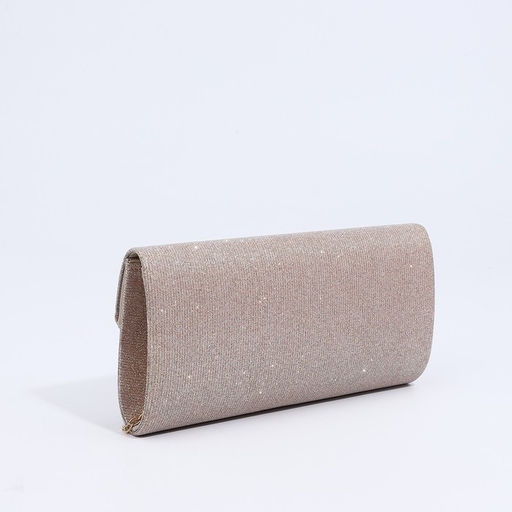 Сумка-клатч на магните, цвет бежевый