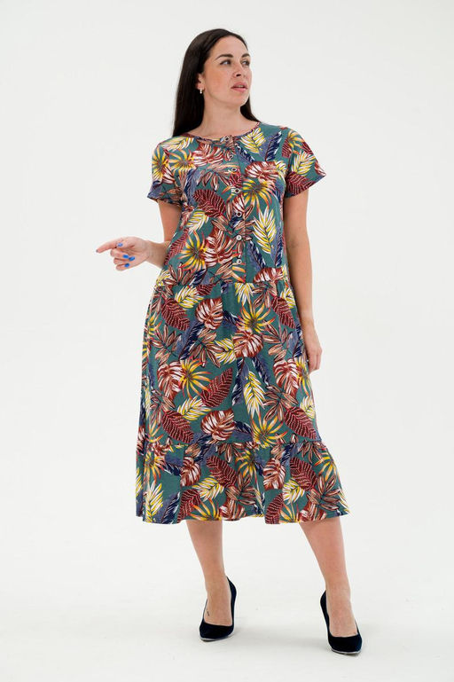 Платье женское из кулирки Кармелита осень - Амадэль фото 5