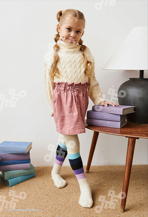 Гольфы детские из 100% монгольской шерсти (арт. 02164) - Mongolka фото 7