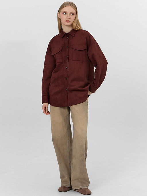 Жакет женский коричневый