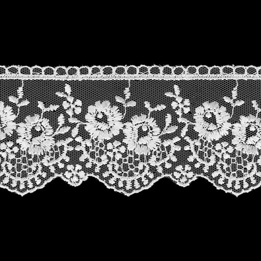 Кружево Gamma сетка 64 мм GKM-6401 в пакете 10 м  0.2 Турция TL005BE бежевый