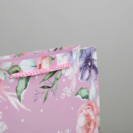 Цена за 2 шт. Пакет подарочный ламинированный, упаковка, With great love, ML 21?25?8 см